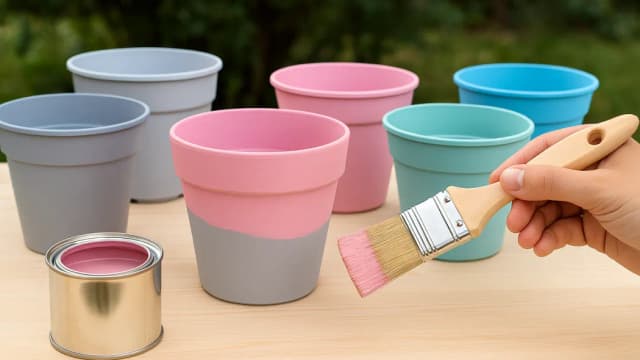 Czym pomalować plastikowe doniczki ogrodowe, by trwały dłużej? Czym pomalować plastikowe doniczki ogrodowe, by trwały dłużej?